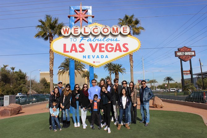 1.5-Hour Las Vegas Strip Limo Tour with Champagne and Photo Stops - Park MGM and the Burning Man statue