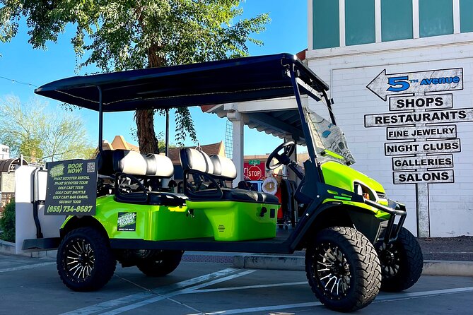1.5 Hour Stretch Limo Golf Cart Tour, Ultimate Old Town Exploration - SMoCA, public art, and the modern side of Scottsdale