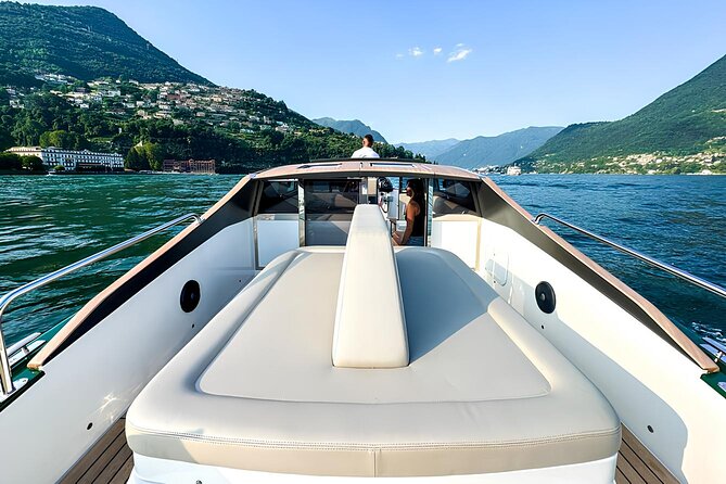 7-11 Guests Luxury Limousine Boat Private Tour of Lake Como - Nesso, Torno, and the eastern shore views