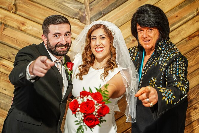 Elvis Wedding at The Little Vegas Chapel including Limousine Transportation - The limousine ride makes the day easier