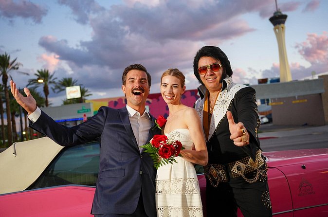 Elvis Wedding at The Little Vegas Chapel including Limousine Transportation - What the $565 price really covers