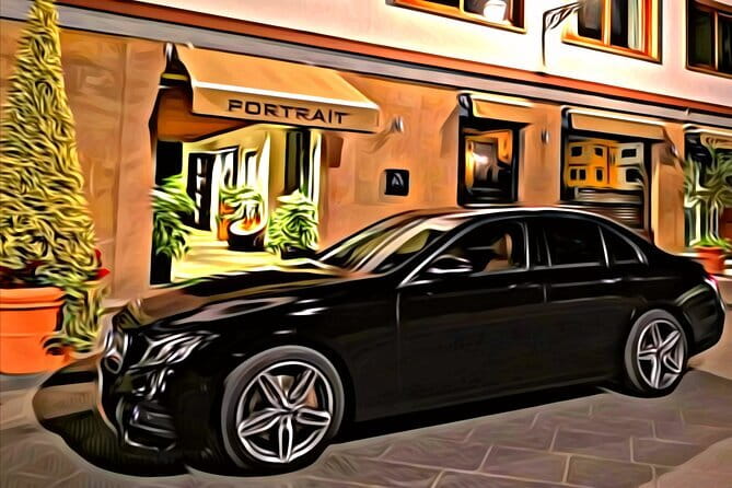 Florence Airport Hotel transfer private driver English speaking - A Mercedes sedan or van for a private ride