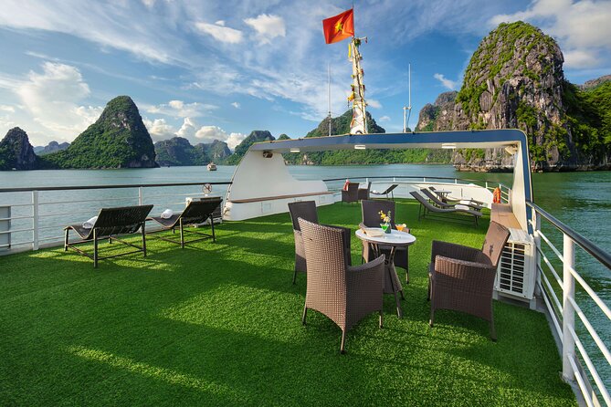 Full-Day Halong Bay Cruise with Limousine Pickup - Buffet lunch and the return-sail sunset service