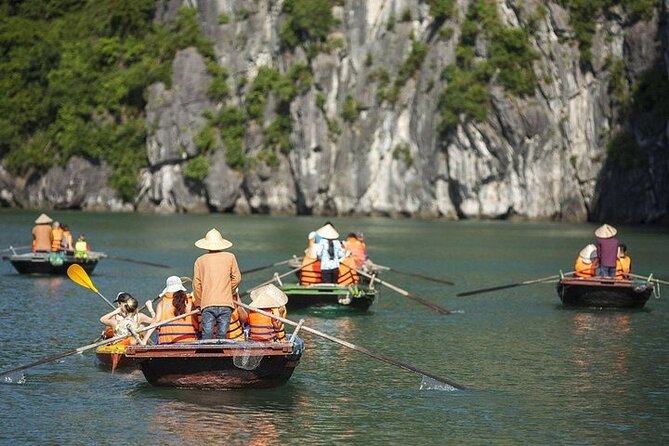 Full Day Halong Bay Luxury Limousine Bus & Buffet Lunch - Ti Top Island: beach time or a panoramic climb