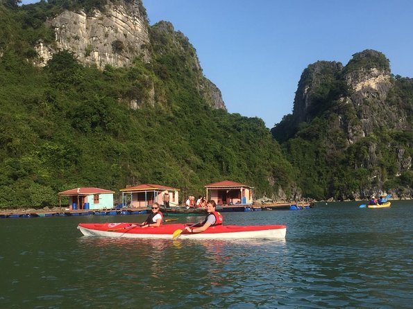 HaLong Bay 1Day 6hrs cruising - Alova Premium Cruise - Limousine - Titov Island, beach, and the climb to the peak