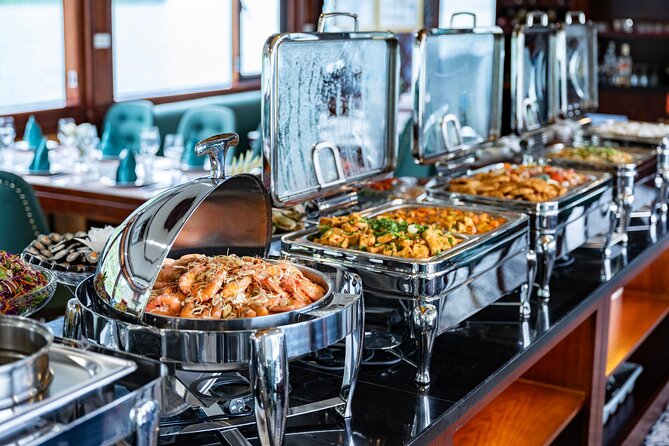 Halong bay 5star Cruise Day Trip: Buffet lunch & Limousine bus - Optional kayaking and the lagoon experience