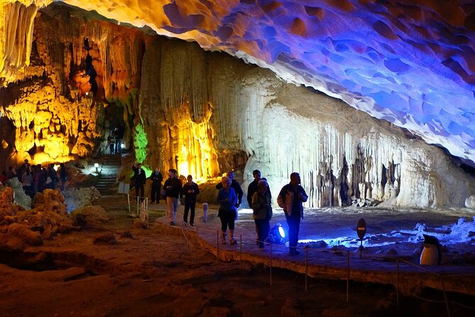 Halong Bay Day Tour 6Hour Deluxe Cruise Limousine Bus Small Group - Ti Top Island, swimming, and the climb
