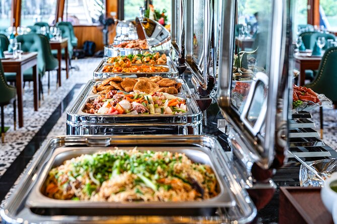 Halong bay Luxur Cruise Day trip: Buffet lunch & Limousine bus - Buffet lunch with bay views