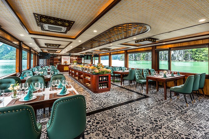 Halong bay Luxur Cruise Day trip: Buffet lunch & Limousine bus - Surprise Cave: the first major stop
