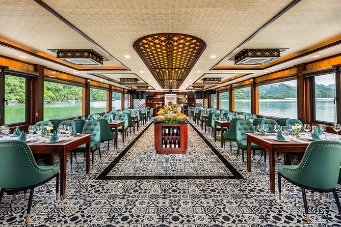 Halong bay Luxur Cruise Day trip: Buffet lunch & Limousine bus - Luon Cave by optional kayak