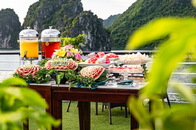 Halong Bay Luxury cruise Day trip: Buffet Lunch, Limousine bus - Walking through Surprise Cave