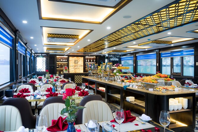 Hanoi : Halong Bay 7-Hour Luxury Cruise with Limousine Transfer - Kayaking or rowing toward Trinh Nu Cave