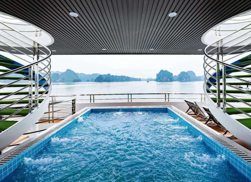 Hercules Ha Long Bay New Cruise From Hanoi With Limousine - Luon Cave by kayak or bamboo boat