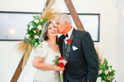 Elvis Themed Wedding with Limousine