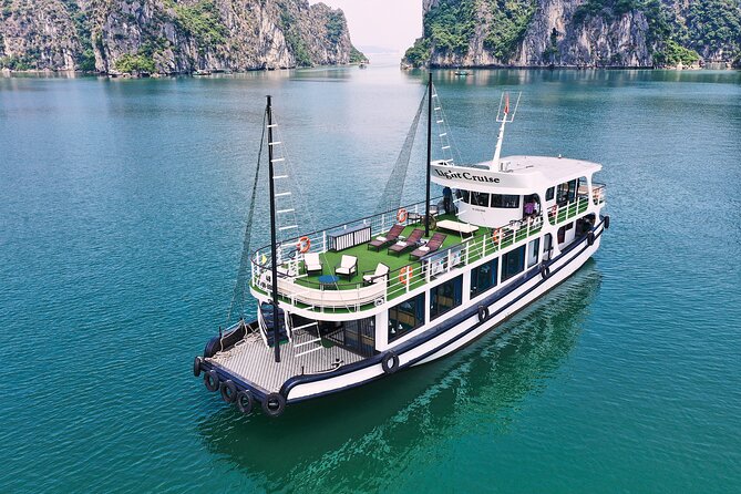 Light Cruise - Luxury Halong Day Cruise ( Limousine - Expressway - Small Group) - Boarding Light Cruise at noon