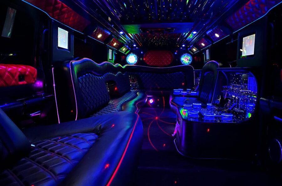 Long Hummer or Cadillac Limousine Party Ride - Pickup in Prague and a drop-off that fits your night
