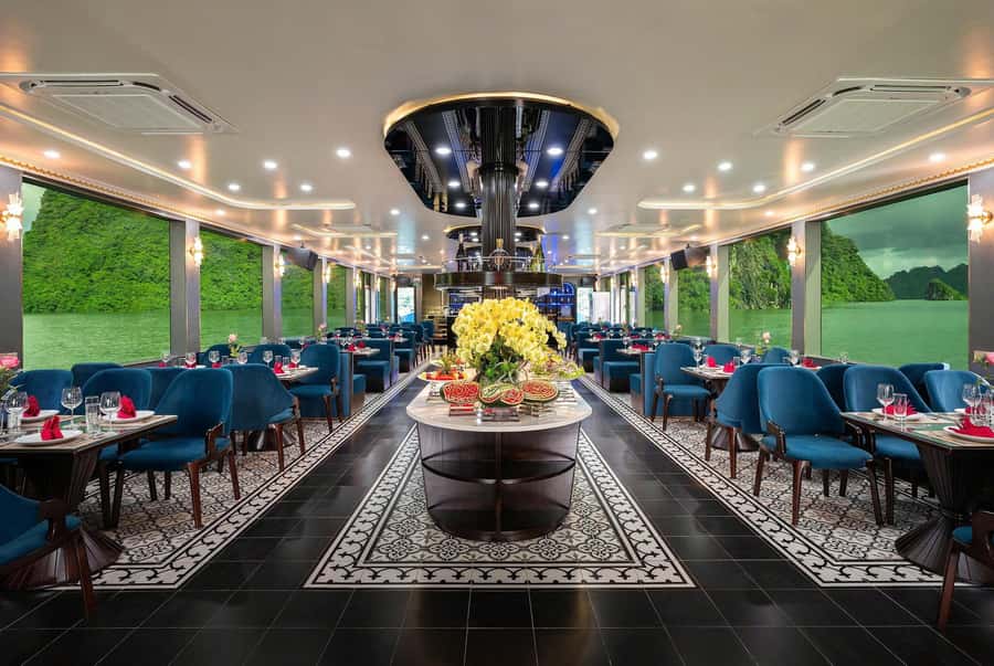 Luxury 6-Star Azura Cruise Halong Bay, Free Hanoi Limousine - Brunch, checkout, and the return to Hanoi