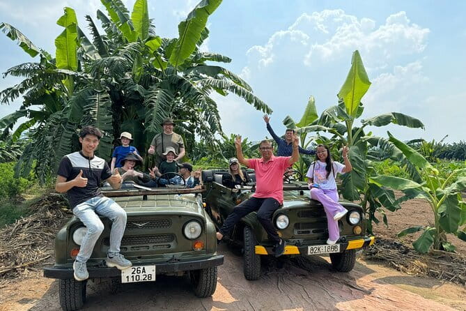 Ninh Binh Army Jeep see Highlight Start From Hanoi By Limousine - Two hours on the Tam Coc river