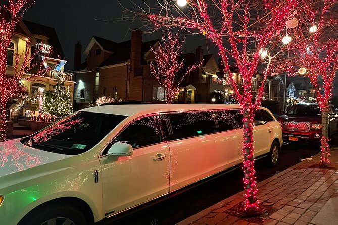 NYC Christmas Lights Tour by Limousine, SUV Or VAN. Dyker Heights - A private ride for up to six people