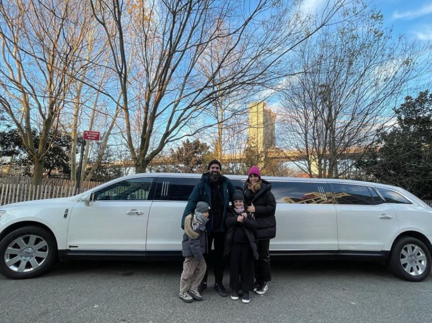 NYC Limousine Tour By Stretch Limo-King And Queen Limo NYC - Times Square closes the show with champagne