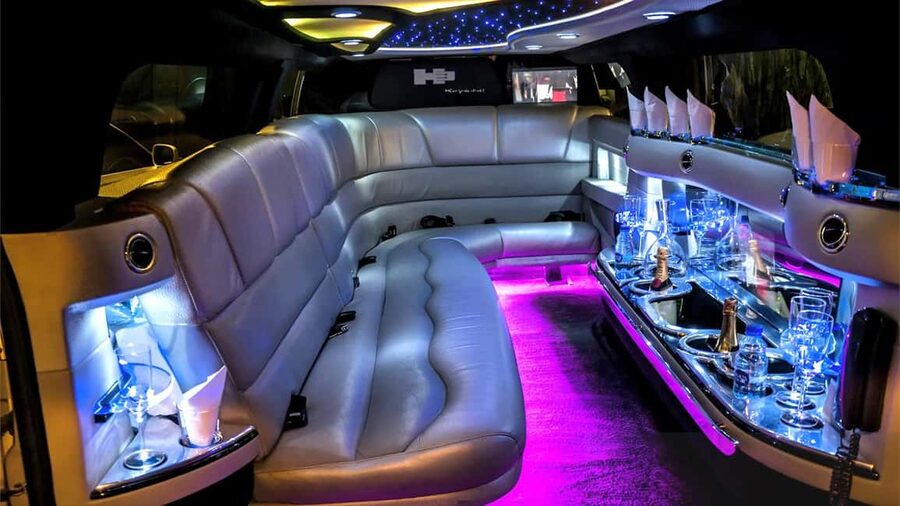Paris: Romantic Limousine Tour - The LED surprise inside the limousine