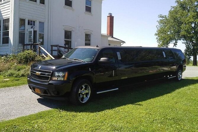 Private Roundtrip Transfer: To Las Vegas by Luxury Limo - Arriving in Las Vegas with a name sign and a waiting limo