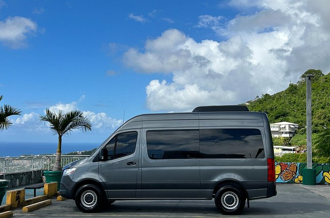 Private St. Thomas One Way Luxury Mercedes Van Limousine Service - Communication that reduces airport and pickup stress