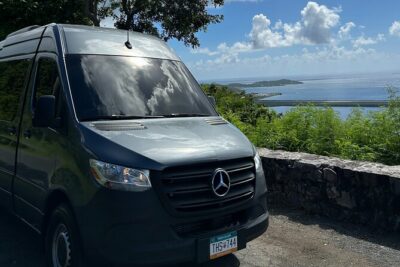 Private St. Thomas One Way Luxury Mercedes Van Limousine Service