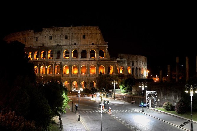 Private Tour Rome By Night with Limo service and English Speaking Driver - The Colosseum works best as a night view