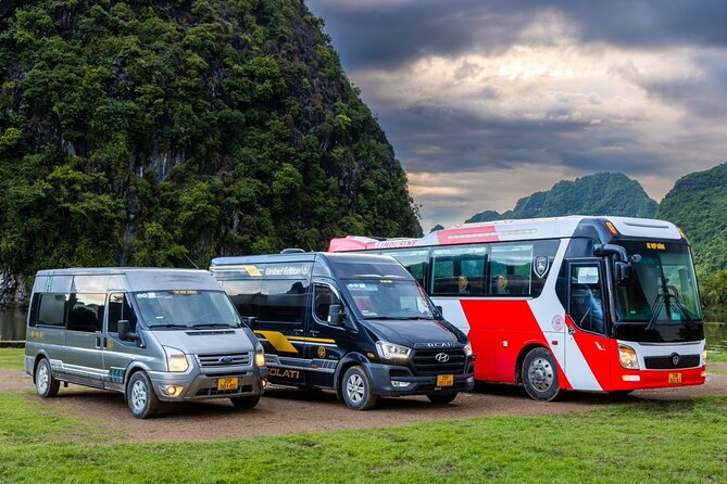 Transfer from Cat Ba Island to Ninh Binh with D-Class Limousine - The island road and ferry crossing