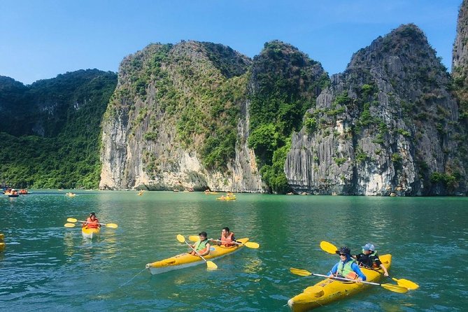 VIP Ha Long Bay 6 hour FUJI cruise with latest luxury cruise ship + limousine + highway + dinner for Japanese only - Using the airport drop-off option
